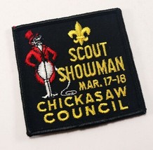 Vtg Scout Showman Mar 17-18th Chickasaw Council Boy Scouts of America BS... - $9.47