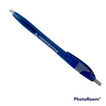 Cooperative Energy Pen Advertising Click Ballpoint Blue Plastic Trim Col... - £6.16 GBP