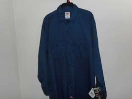 Dickies Men&#39;s Blue Long Sleeve Work Shirt XL Pre Owned - $16.82
