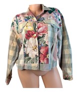 Vtg My Boyfriends Back Santa Monica Funky Shabby Chic Floral Art Jacket ... - $59.39