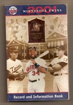 2001 Minnesota Twins Media Guide MLB Baseball - £19.25 GBP