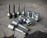 11pcs Screws Bolt Extractor Set W/Drill Bit Kit Lug Nut Extraction Sockets - $24.99