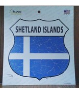 Shetland Islands Flag 6&quot; Highway Shield Decal Sticker - €8,68 EUR