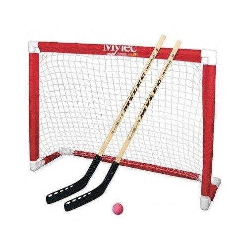 Hockey Goal Set Deluxe Game Ball Indoor Outdoor Sticks Kids Toy Play Sports New - $69.29