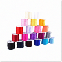 Vibrant 20 Colors 100M Rattail Nylon Trim Cord for Necklace Bracelet Bea... - $464.39 MXN