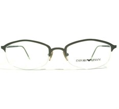 Emporio Armani 144 1216 Eyeglasses Frames Gray Round Half Rim 50-19-135 - £62.43 GBP