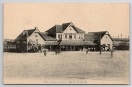 Japan Sendai Station Railroad  Japanese Railway Postcard AA2 - $12.95