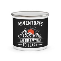 Adventure Enthusiast&#39;s Enamel Mug: Durable, Personalized, and Ready for the Wild - £16.46 GBP