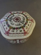 1984 Franklin Porcelain Music Box April in Paris - $15.00