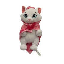 Disney Babies Cat Aristocats Baby Marie Plush Just Play Pink Blanket Bow White - £11.19 GBP