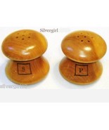 Mushroom Wood Salt and Pepper Shakers - $16.39 CAD