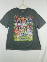 Disney Villains Gray Short Sleeve Graphic Villains Cast T-shirt Adult Si... - £7.96 GBP