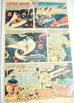 1978 Hostess Fruit Pies Color Ad Captain Marvel Meets The Dreadnought - £6.26 GBP