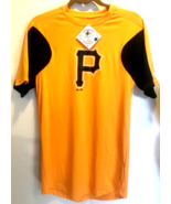 Majestic Pittsburgh Pirates MLB genuine merchandise Men’s shirt size small - £11.66 GBP