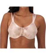 Bali 36DDD Rosewood Satin Tracings Minimizer Comfort Strap Underwire Bra... - $442.82 MXN
