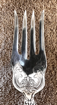 Alhambra Silverplate 1907 International Silver Medium Solid Cold Meat Serv Fork - £30.54 GBP