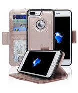  Navor Detachable Magnetic Wallet Case RFID Protection, Compatible iPhone 7 Plus - £12.97 GBP