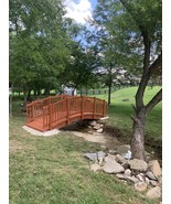 Handcrafted Bridge custom built spindle rail bridge 18 ft long by 4 ft w... - $93,370.05 MXN