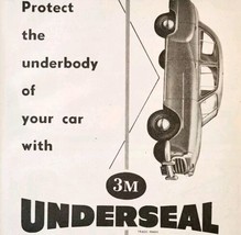 1954 3M Underseal Earls Court Motor Show Advertisement Automobilia DWPP11 - £19.70 GBP