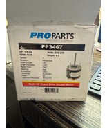 Pro Parts 1/5-3/4 HP - 208/230V Multi HP Direct Drive Blower Motor PP3467 - $170.94 CAD