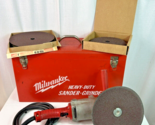 Milwaukee Heavy Duty Sander Grinder Model # 6036 w/ Metal Case &amp; Discs -... - $197.01