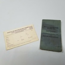 1923 Norfolk &amp; Southern Railway Relief and Pension Certificate of Member... - £22.78 GBP