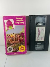 Barney &amp; The Backyard Gang: Campfire Sing Along Original Black 1990 VHS Video - £11.08 GBP