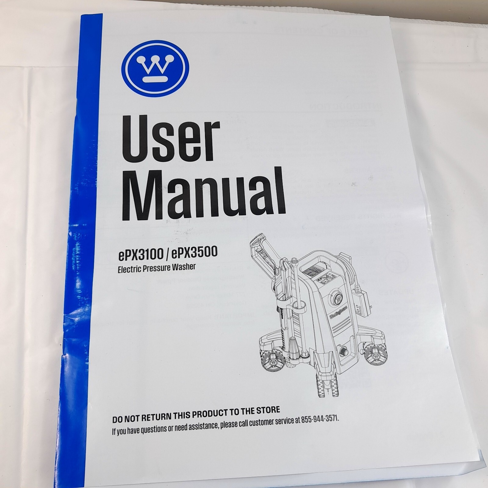 Westinghouse ePX3100 ePX3500 Electric Pressure Washer User Manual instru... - $14.00