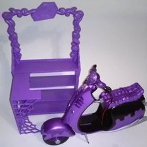 Monster High Custom doll Purple Scooter &amp; Shelf OOAK - £26.14 GBP