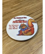 Vintage American Tail Fievel Goes West Promo Promotion Button Badge Pin ... - $184.45 MXN