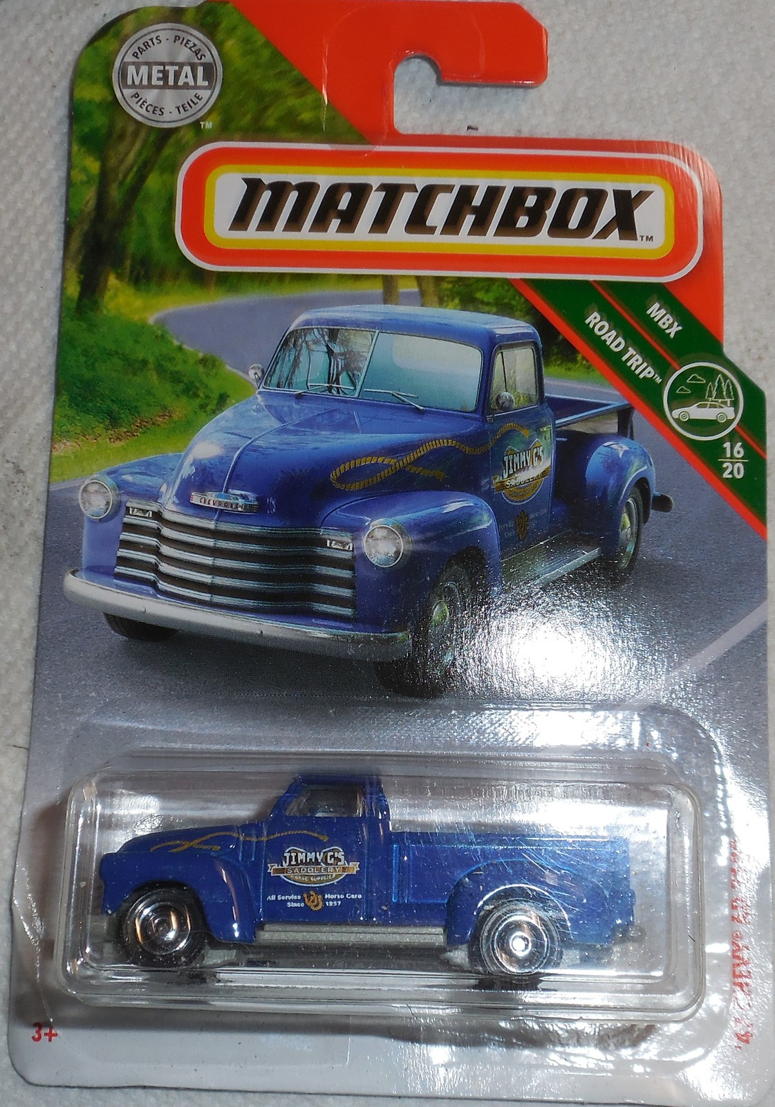 Primary image for Matchbox 2018 "'47 Chevy AD 3100" #19/100 MBX Road Trip #16/20 Mint Sealed Card