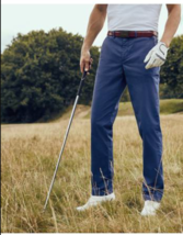 Ted Baker London Blue Printed Golf Trouser Pants Sz 38R - £51.89 GBP