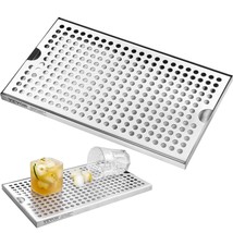 VEVOR Beer Drip Tray, 304 Stainless Steel Kegerator Drip Trays with 4 Non-Slip R - $71.99