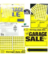 Garage Yard Sale SIGN KIT 8&quot;x12 SignS arrows Price Label Stickers HILLMA... - $483.19 MXN