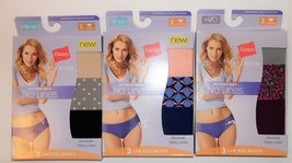 Hanes Womens Microfiber No Lines Low Rise Underwear Size 7, 8 and 9 NWT - $11.99