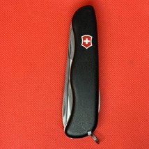 Retired 111mm Victorinox Side Lock Hunter Swiss Army Knife, Rare Serrated Blade - £76.63 GBP
