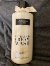 Victoria&#39;s Secret Ultrarich Cream Wash COCONUT MILK Cotton Moisture Complex - £20.36 GBP