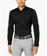 Calvin Klein Men's Slim-Fit Cotton Stretch Black Long-Sleeve Shirt sz 32... - €59,12 EUR Calvin Klein Men's Slim-Fit Cotton Stretch Black Long-Sleeve Shirt sz 32... - €59,12 EUR