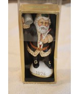 VTG  Memories Of Santa Christmas Ornaments In Box Hand Painted Ships - $19.79