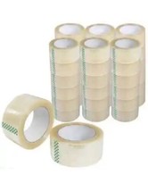 Packing Tape 36 Rolls 110 Yards 2 Mil (330 ft) Clear Carton Sealing Tapes - £54.51 GBP