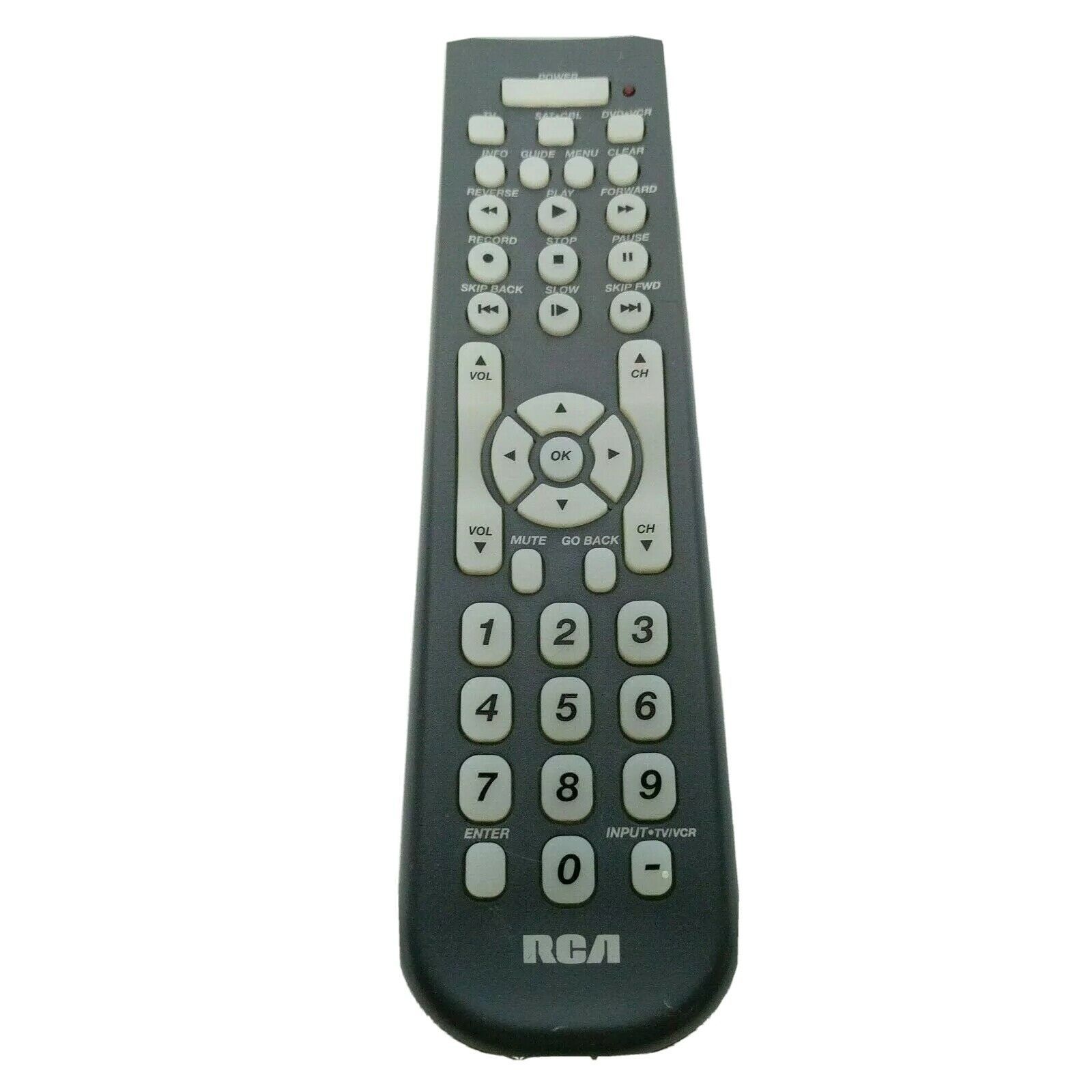 Genuine RCA TV VCR DVD Remote Control RCR3283 Tested Works - $13.26