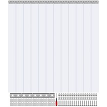 VEVOR Strip Curtain, 96" Height x 72" Width, 0.08" Thickness, 12PCS Clear PVC St - €122,77 EUR