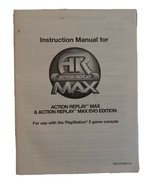 Instruction Manual for Action Replay AR Max / AR Max EVO for PS2 Playsta... - £15.71 GBP