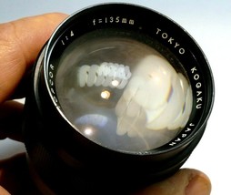 Topcon Topcor UV 135mm f4 lens with heavy haze / fungus AS IS parts or repair - £25.12 GBP