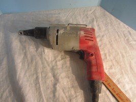 MILWAUKEE Drywall Screw Gun Driver SHOOTER RED Corded 120v 6755 - $49.50