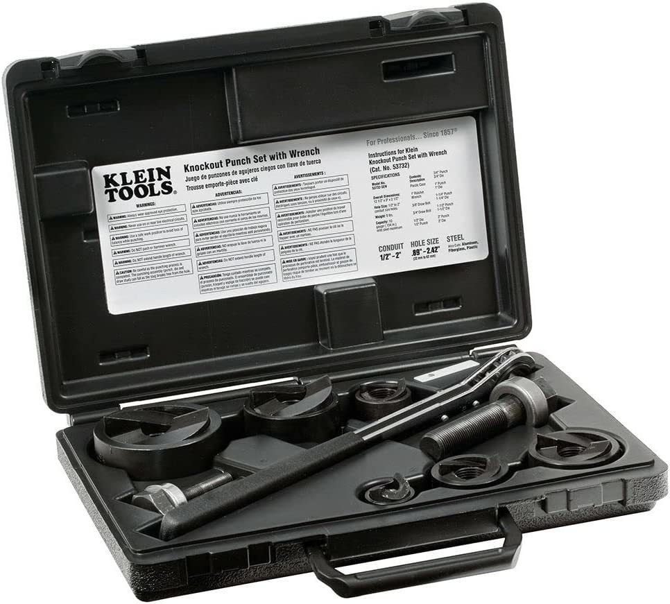 Primary image for Klein Tools 53732Sen Punch Set, Knockout Punch Set Punch Down Tools, And Plastic