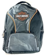 Harley-Davidson Black &amp; Gray Backpack with Orange Trim – Motorcycle Logo... - €17,42 EUR
