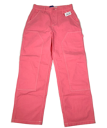 NWT Old Navy Loose High-Waisted Carpenter Pants for Girls Sz 16 Pink Hig... - $14.84