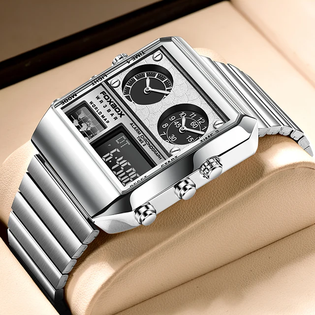 Watches Men Luxury Watch Brand Sport Quartz Wristwatch Waterproof Milita... - £46.32 GBP