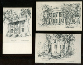 Gladys Emerson Cook Skidmore College Library 3 Signed Postcards 1921  - £15.81 GBP